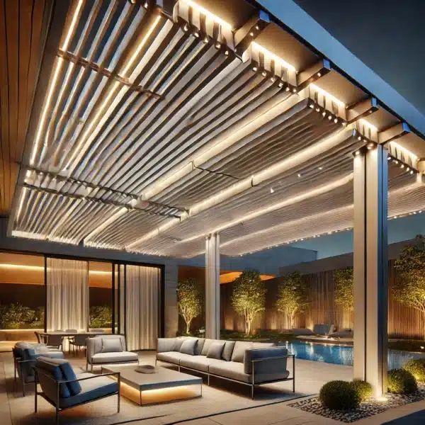 Pérgola Bioclimática Premium con Iluminación LED